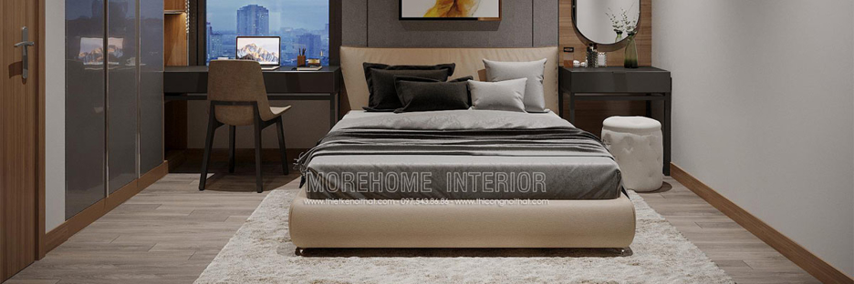 Gợi ý các mẫu giường bọc da nhập khẩu đẹp cho chung cư, biệt thự cao cấp